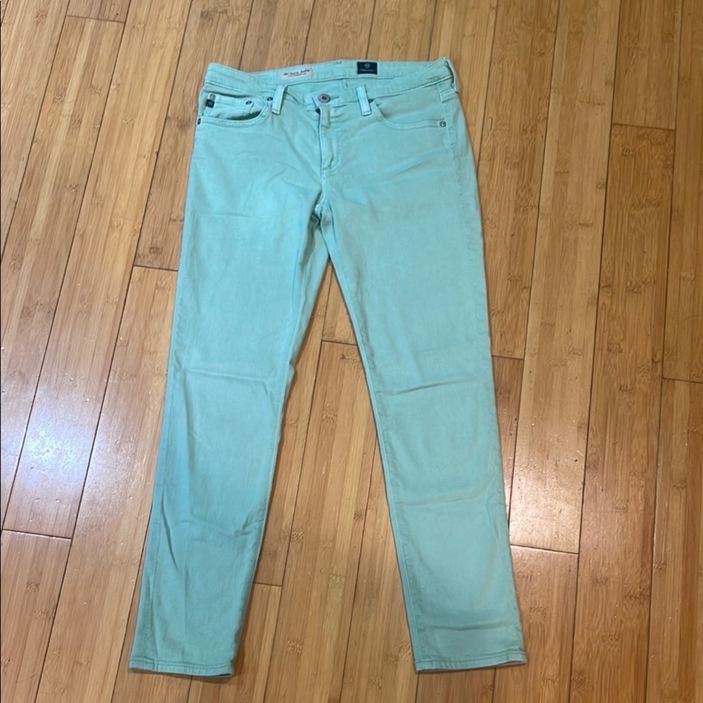 Adriano Goldschmied (AG) "The Stevie Ankle" Slim Straight Leg Pants 29R